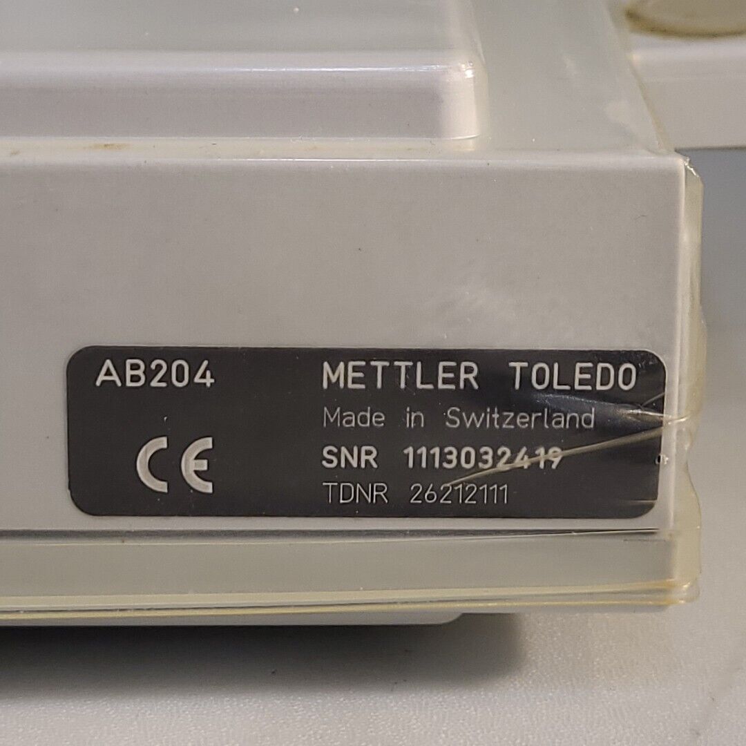 Mettler Toledo AB204 Scale Balance Precision 10mg To 210g, Not Working