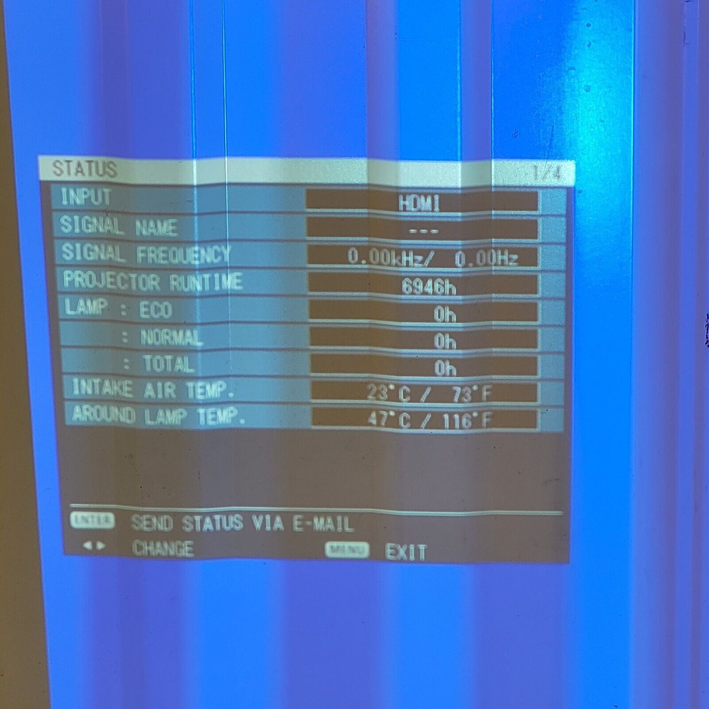 FRESH LAMP Panasonic EW540 WXGA LCD Projector PT-EW540 0 Lamp Hours