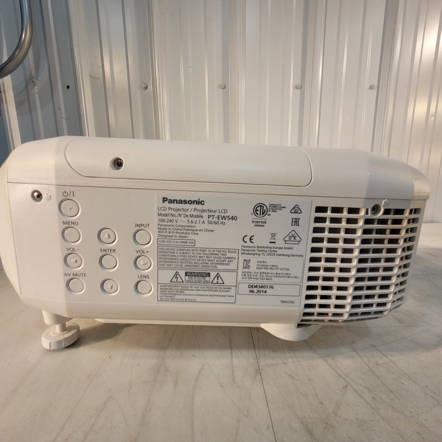 FRESH LAMP Panasonic EW540 WXGA LCD Projector PT-EW540 0 Lamp Hours