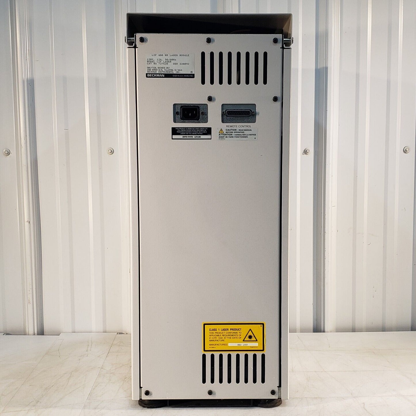 Beckman Coulter P/ACE Systems 488 Laser Module LIF 488nm Analytical