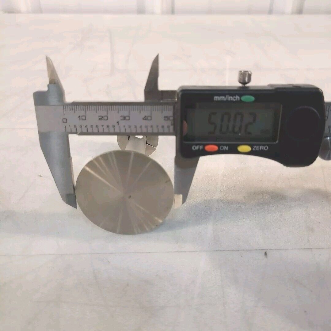 TA Instruments Rheometer Rotor 50mm Diameter 316 SS Upper Flat Geometry Spindle