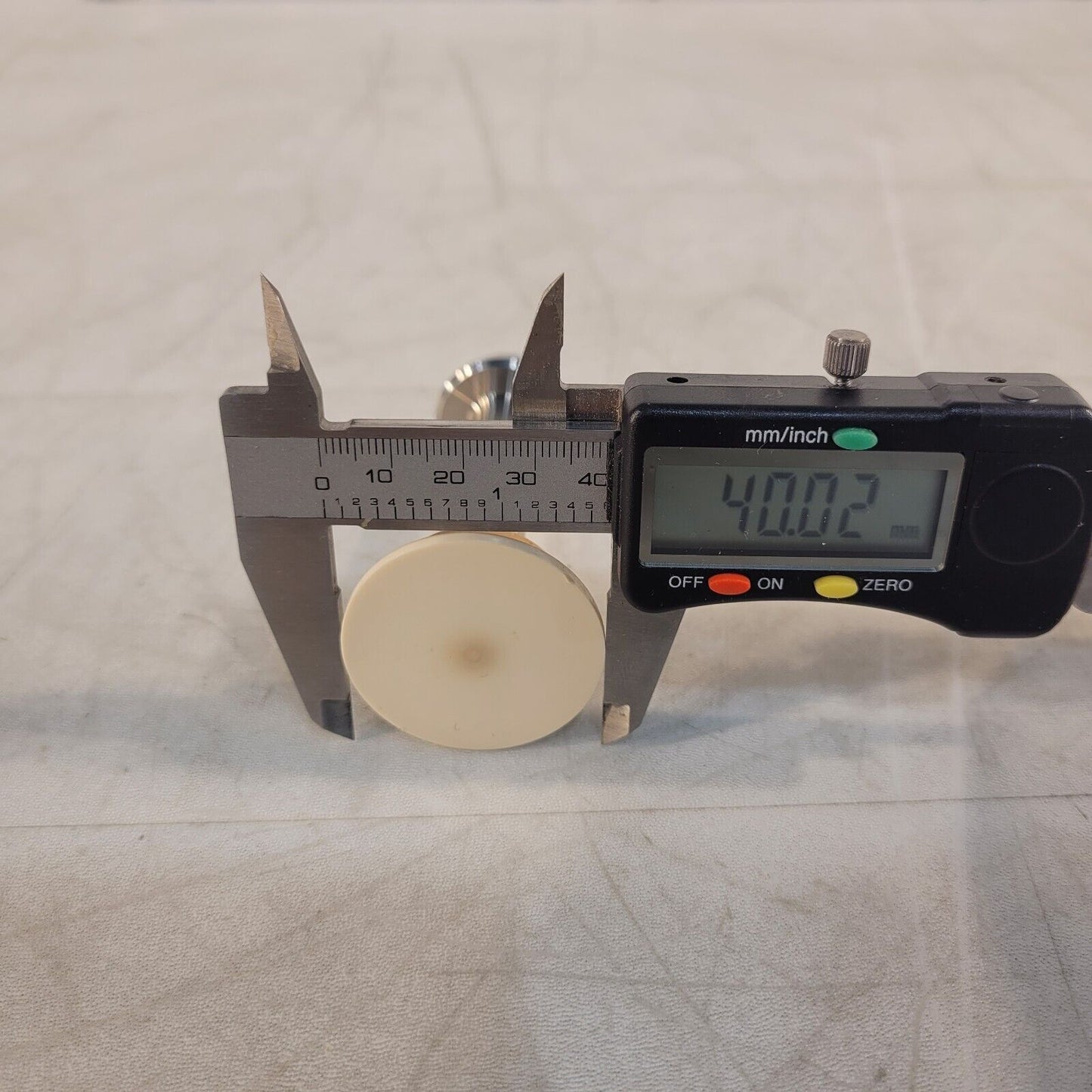 TA 316 SST .04 Radians 2° 17' 31" Rheometer Rotor 40mm Dia Upper Geometry