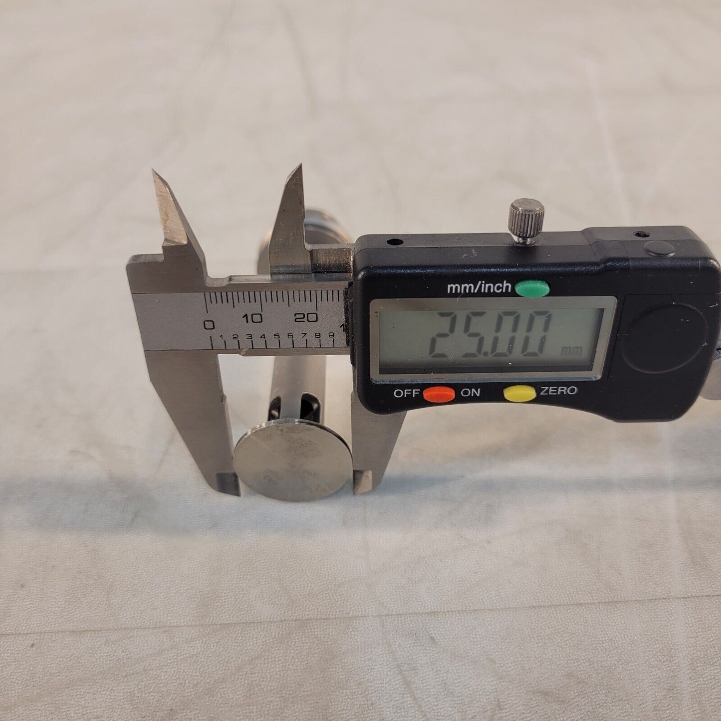 TA 0.02 Radians Rheometer Rotor 25mm Dia Upper Geometry Spindle 316 SS