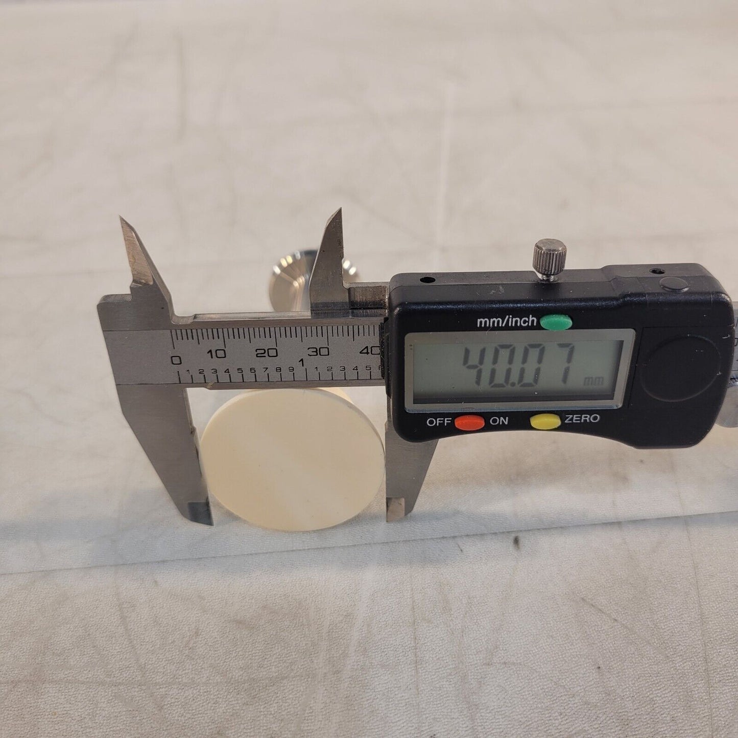 TA Rheometer Rotor 40mm Diameter Upper Flat Geometry Spindle PTFE 316 SS Body