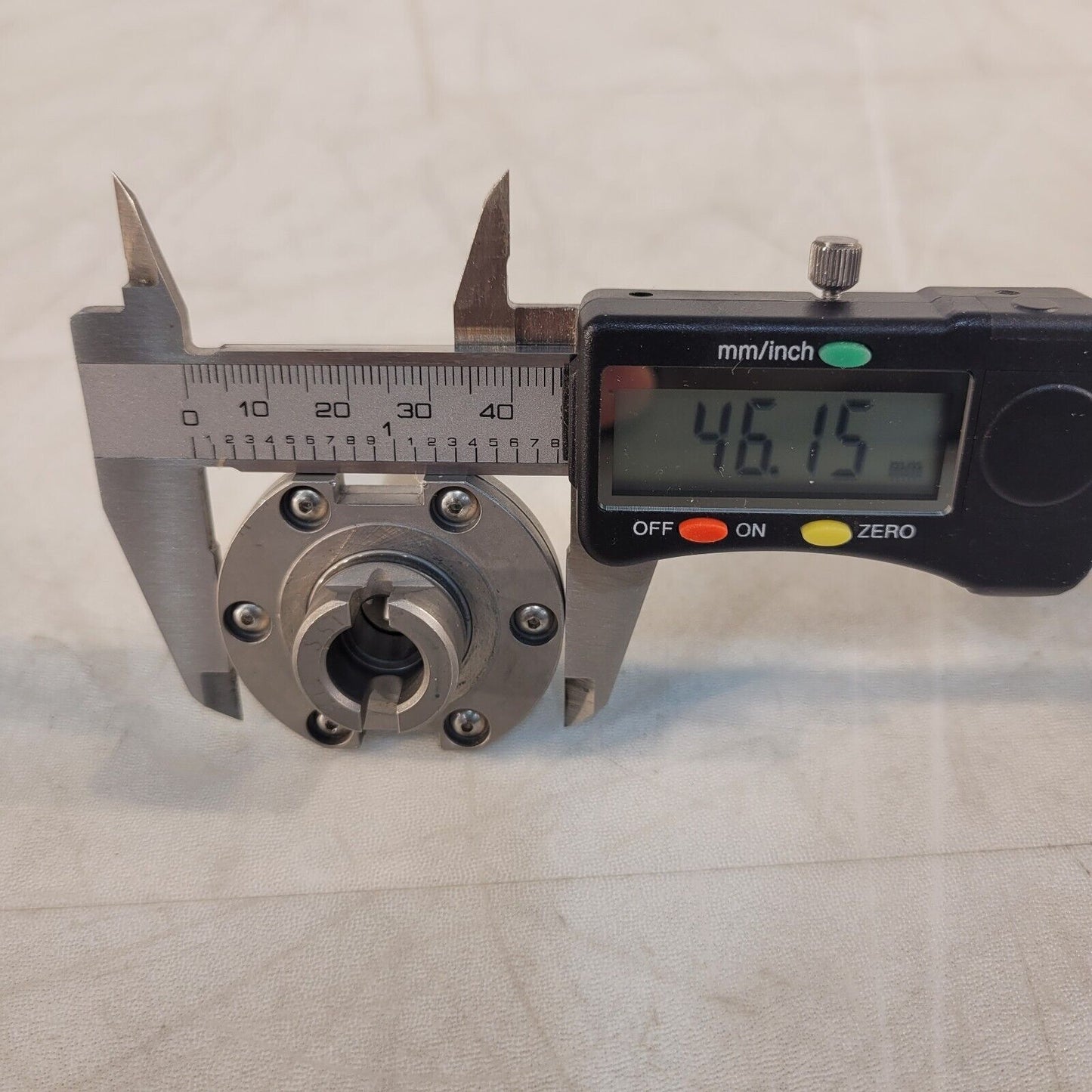 TA Instruments 316 SST Rheometer Plate Adapter Mount Cone Rotor 46.15mm Diameter
