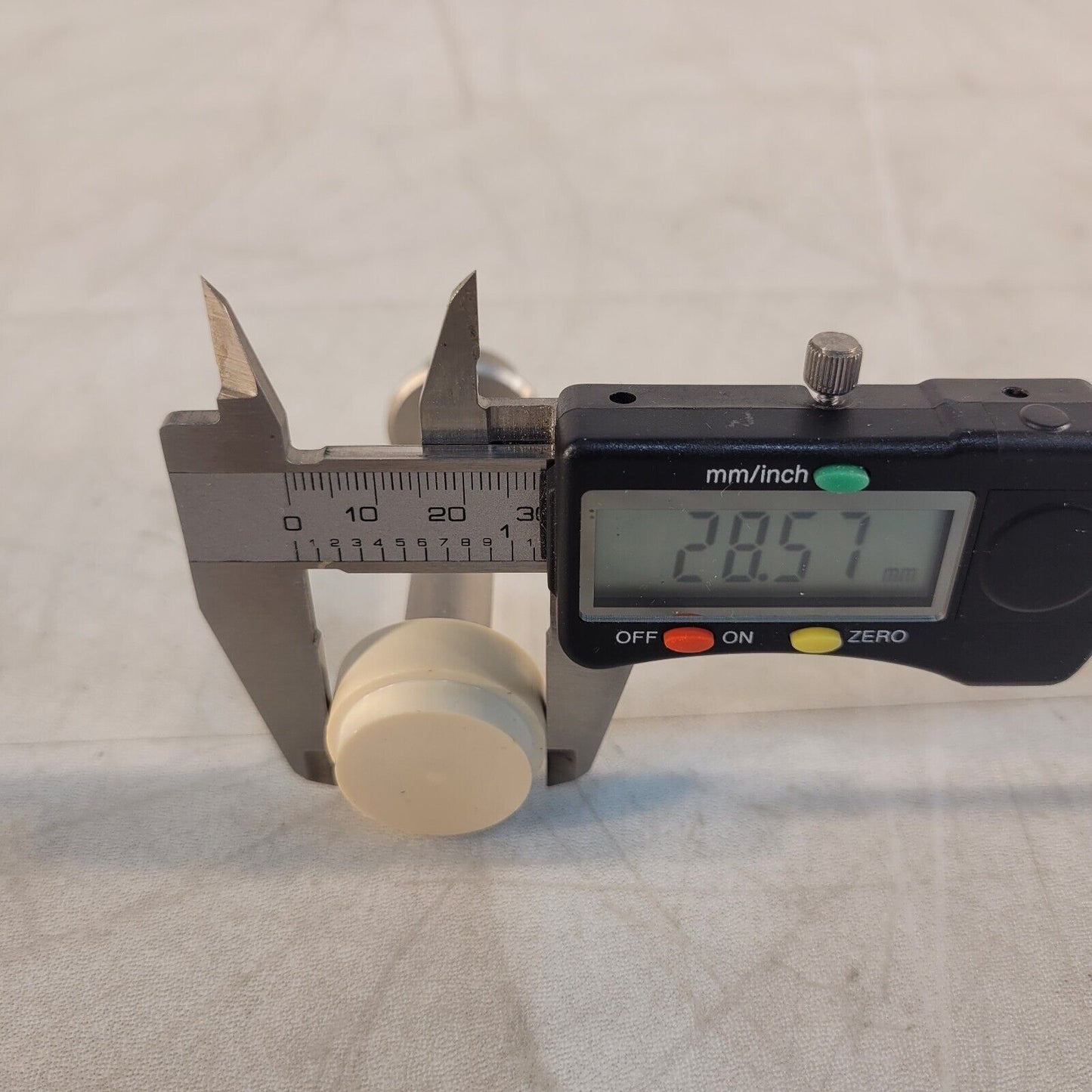 TA Instruments Rheometer Rotor 28.5mm 1-1/8" Dia Upper Flat Geometry Spindle