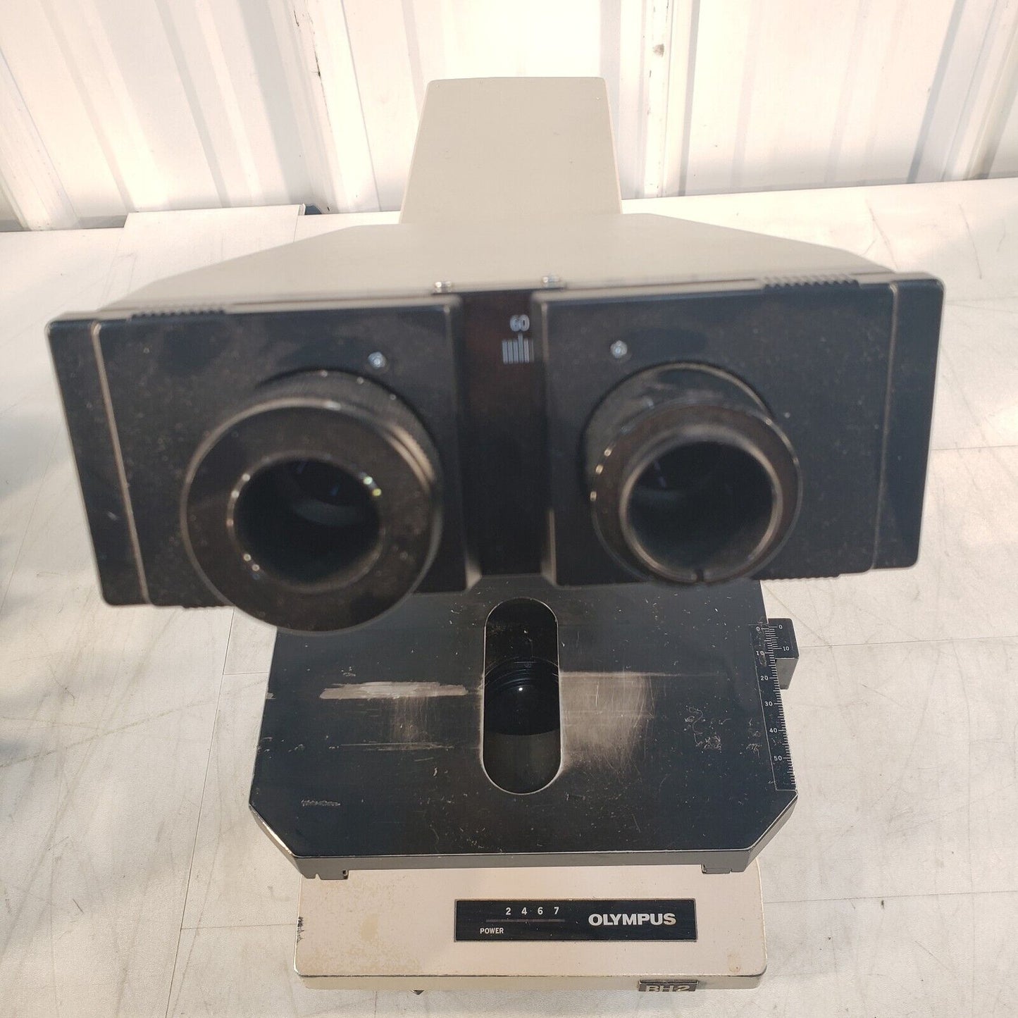 Olympus BH-2 Microscope Housing BHTU WITHOUT Lamphouse, Eyepieces, or Objectives