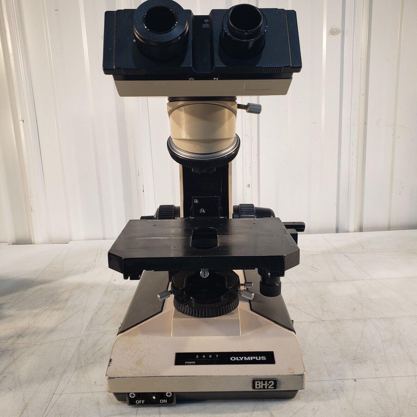 Olympus BH-2 Microscope Housing BHTU WITHOUT Lamphouse, Eyepieces, or Objectives