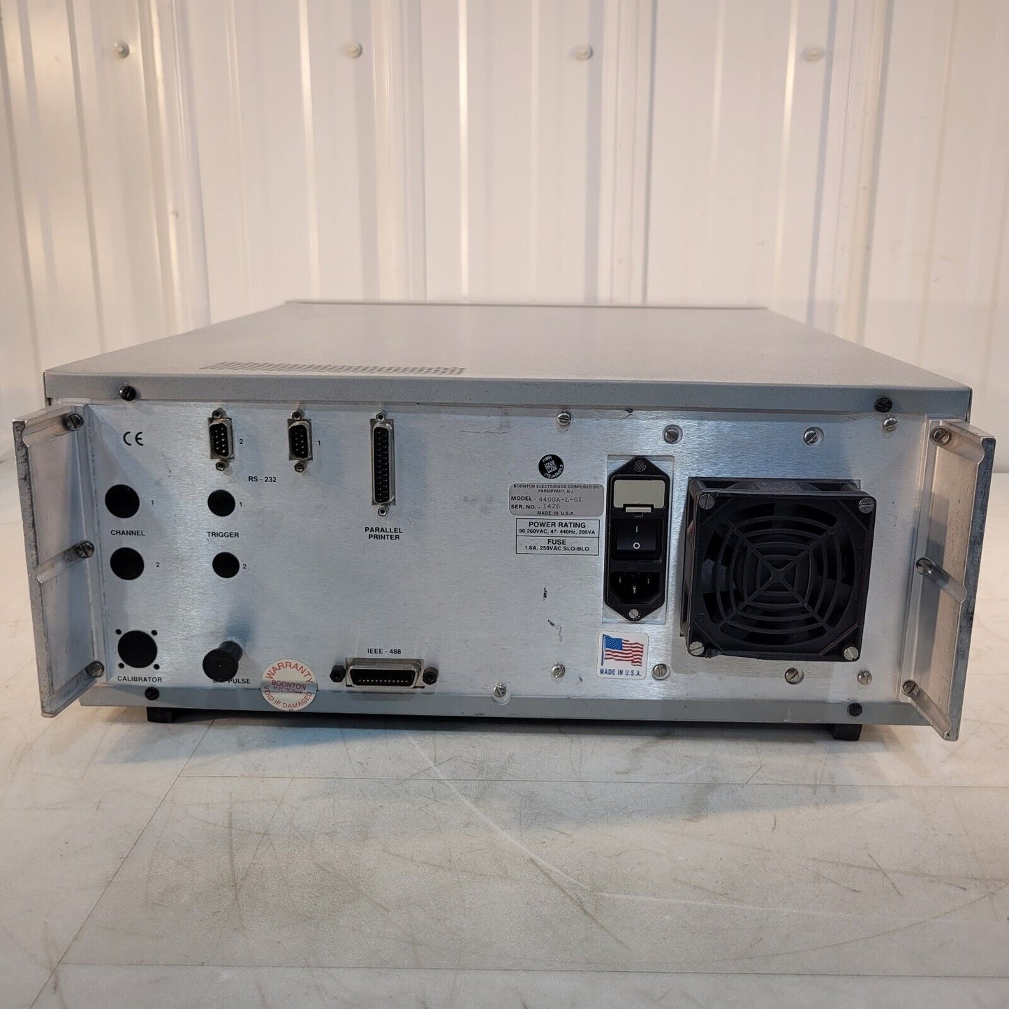 *No HDD or FPGA Board* Boonton 4400A-L RF Peak Power Meter w/ New CMOS Battery