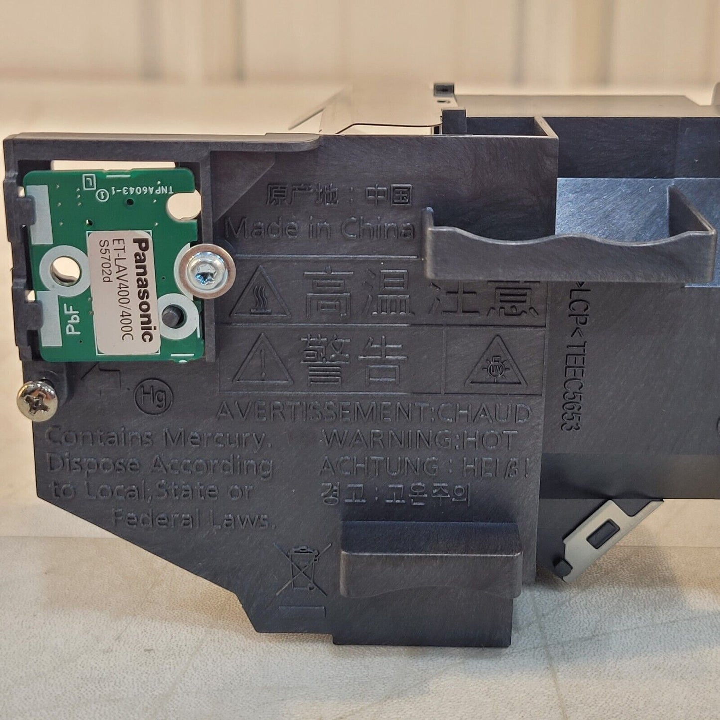 LCP TEEC5653 Lamp Housing For Panasonic Projector ET-LAV400/400C - NO LAMP
