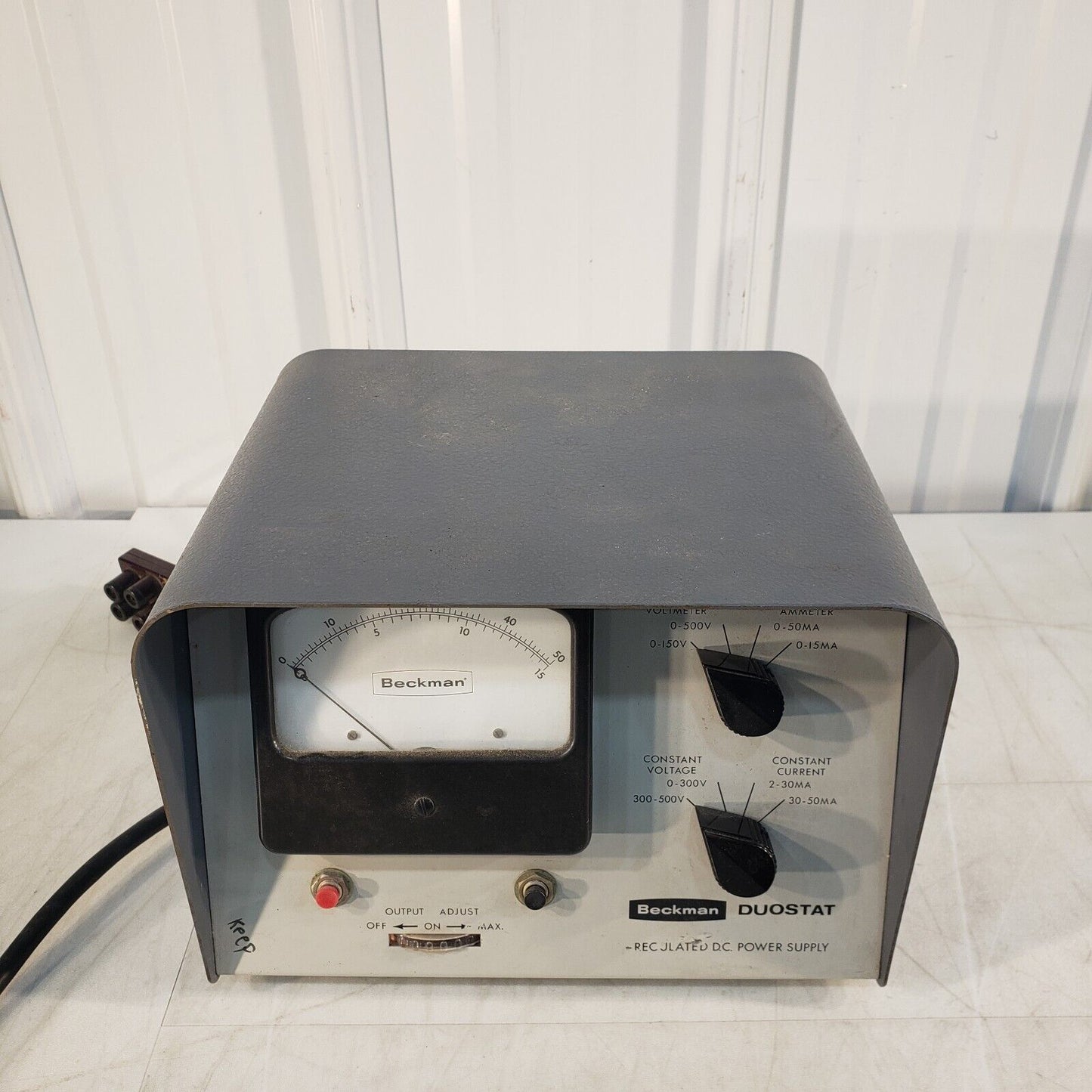 FOR PARTS ONLY Beckman Duostat RD-2 Regulated DC Power Supply