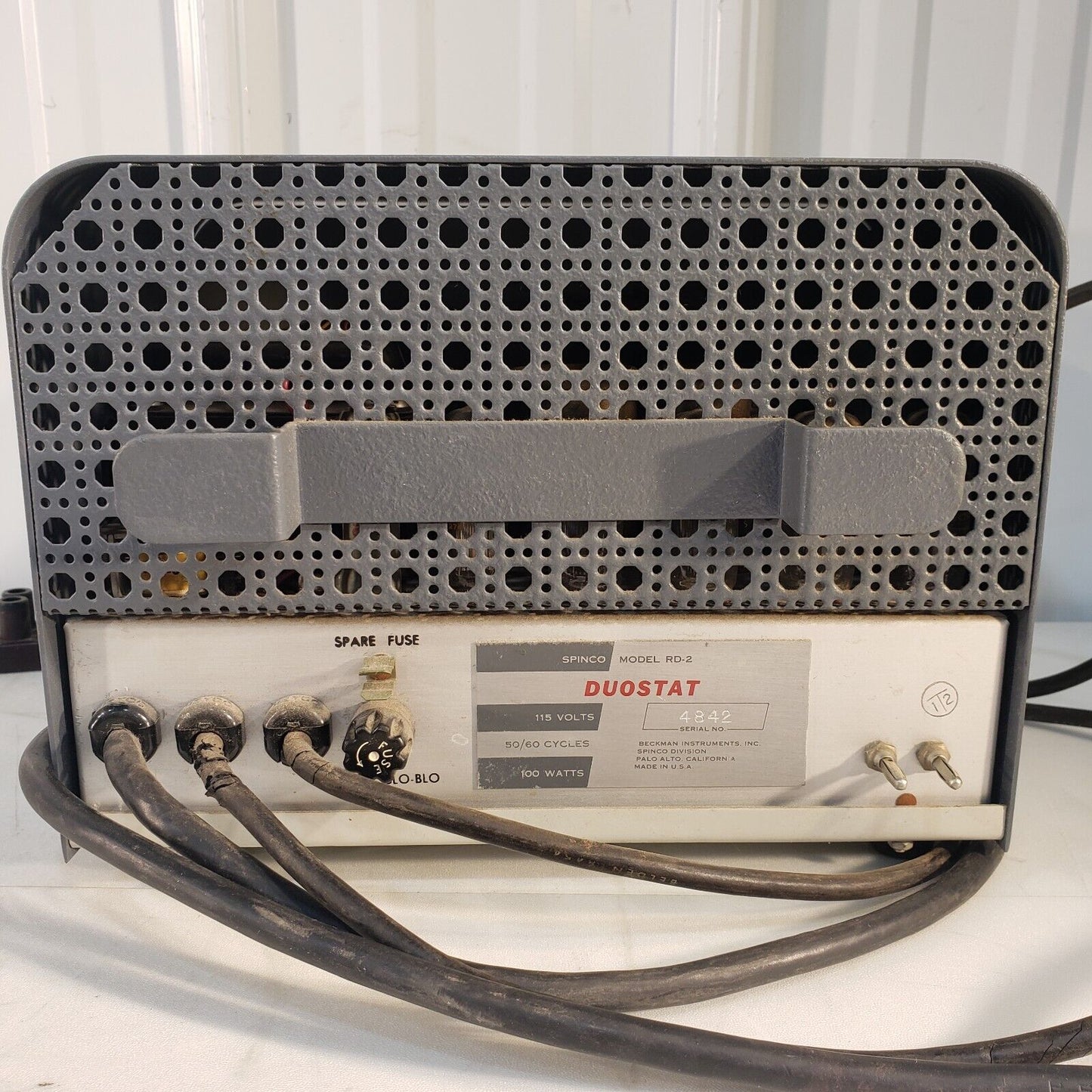 FOR PARTS ONLY Beckman Duostat RD-2 Regulated DC Power Supply