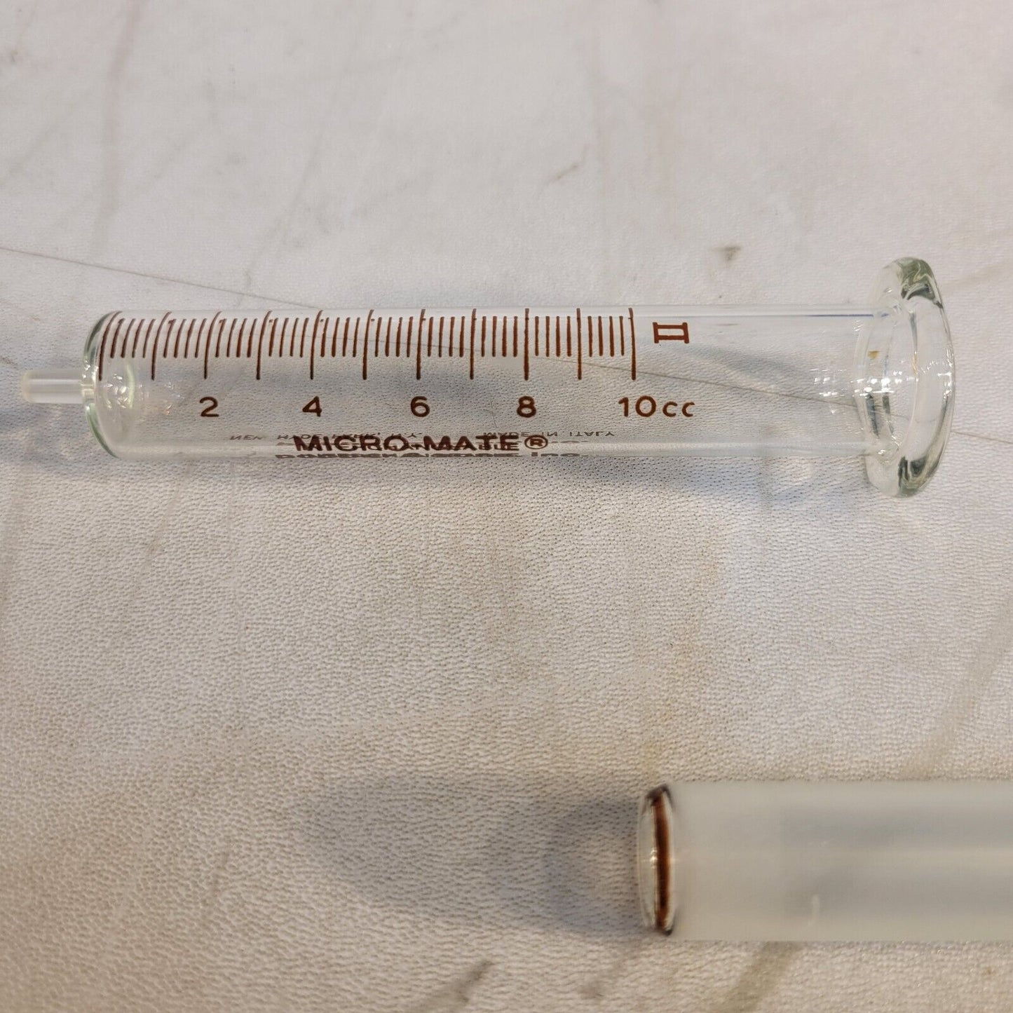 Popper and Sons MICRO-MATE 5 Interchangeable Glass 10cc Scientific Syringes