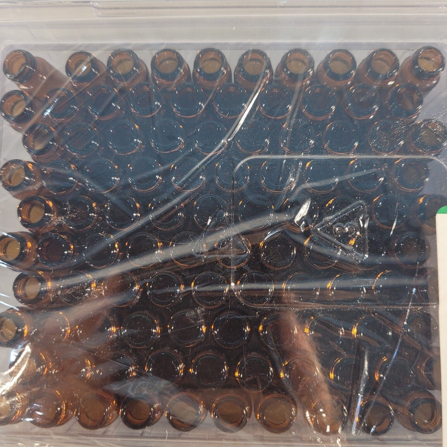 Supelco 29653-U Certified Vail Kit 2mL Amber Glass Plastic With Lids Pack Of 100