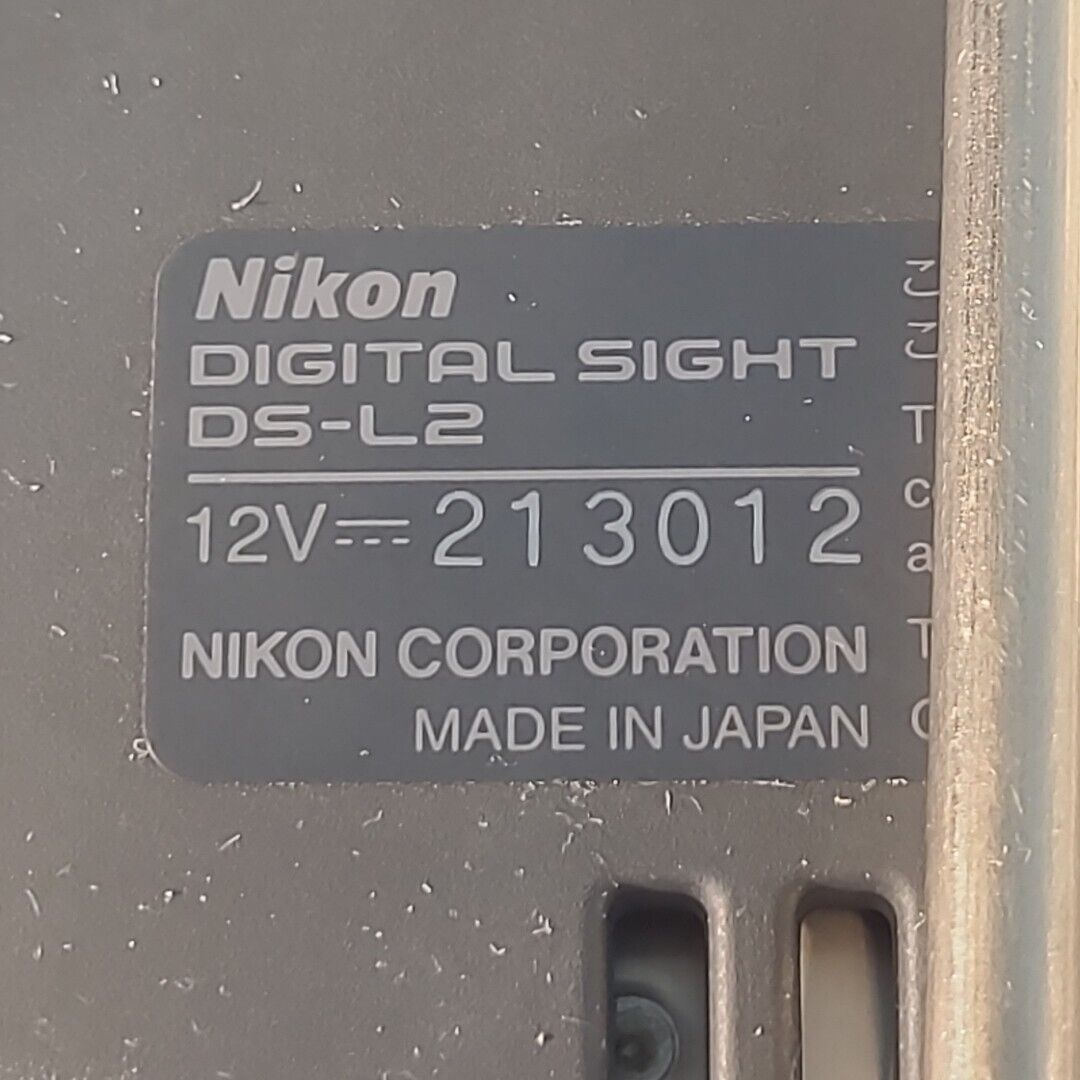 Nikon DS-L2 Digital Sight Microscope Camera Viewer Controller w/ PSU, Cable