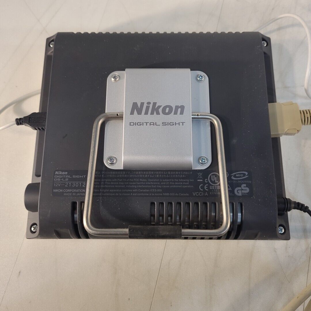 Nikon DS-L2 Digital Sight Microscope Camera Viewer Controller w/ PSU, Cable