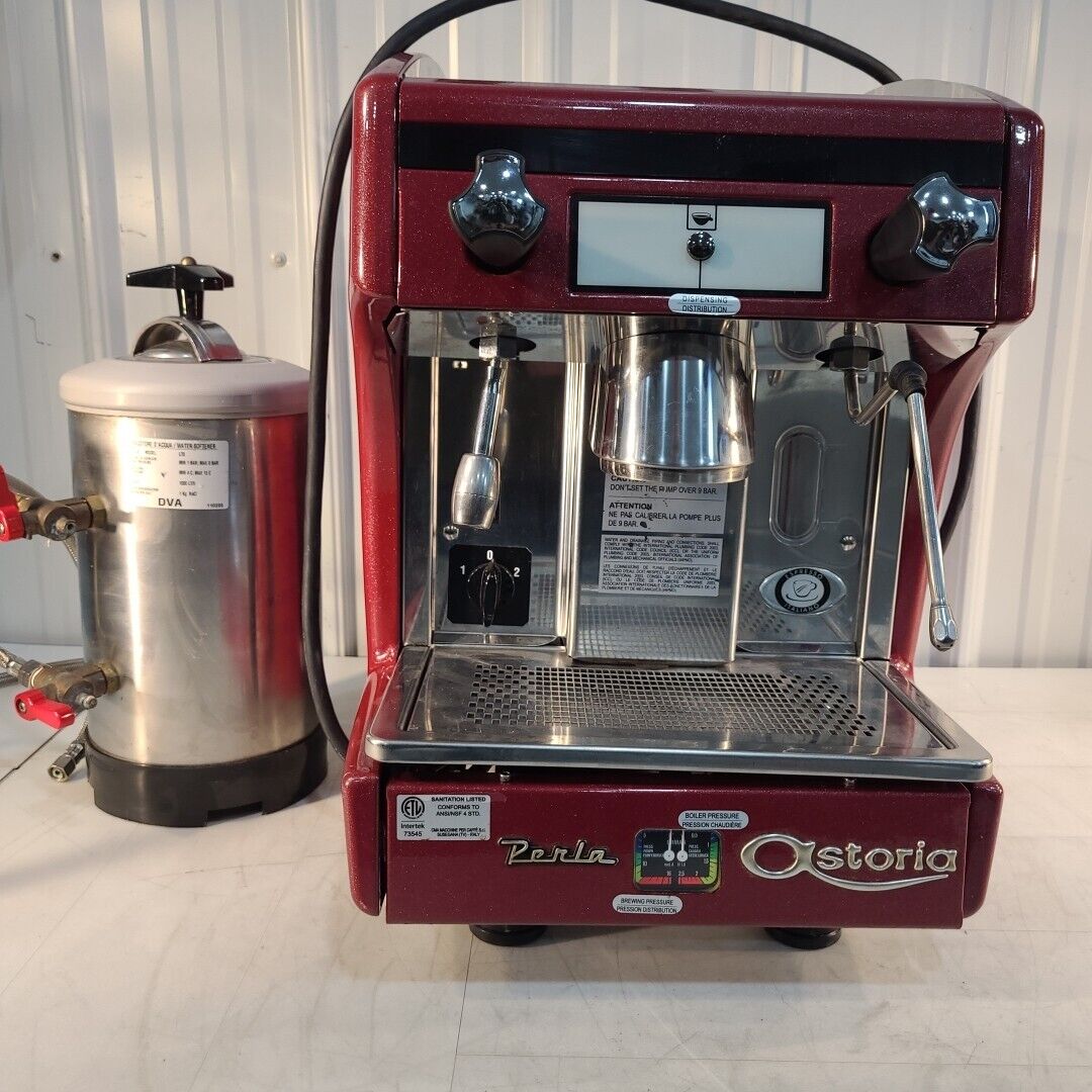Astoria Perla AEP 1NJUN Espresso Cappuccino Machine 1 Group w/ LT8 Water Softner