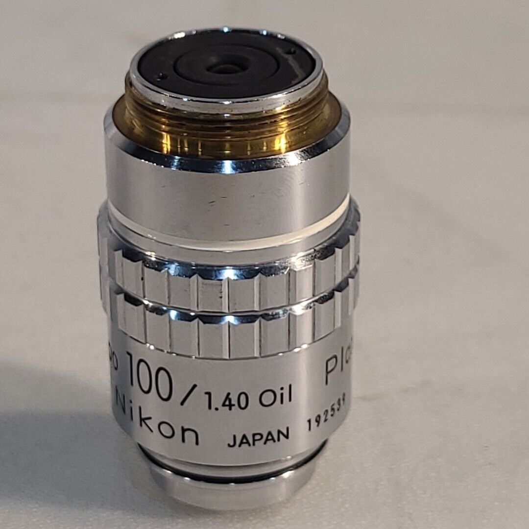 Nikon Plan Apo 100/1.40 100x Microscope Objective Lens Tested Working