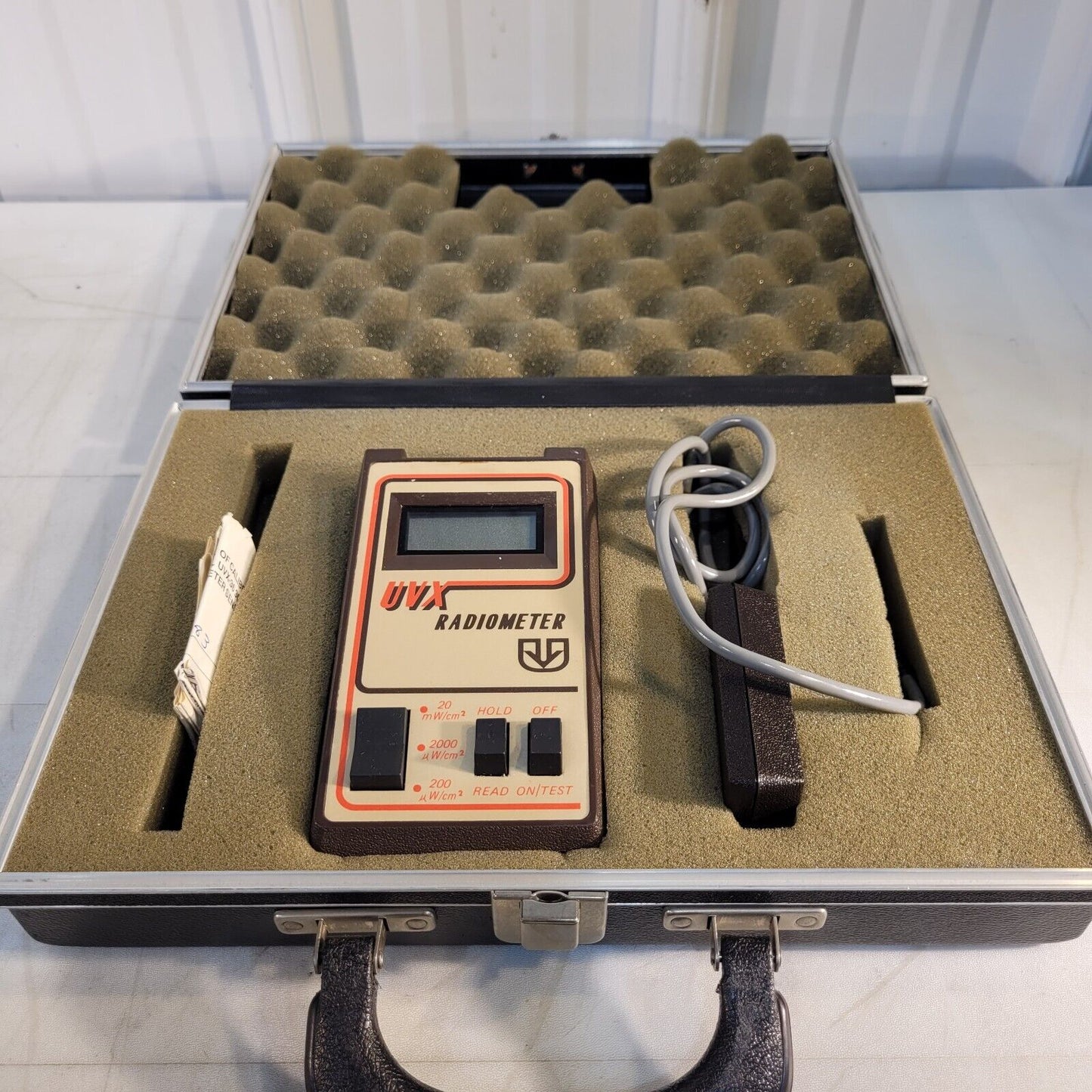 UVP UVX-36 Digital UVX Radiometer 365nm w/ UV Power Meter Sensor- Tested, Works