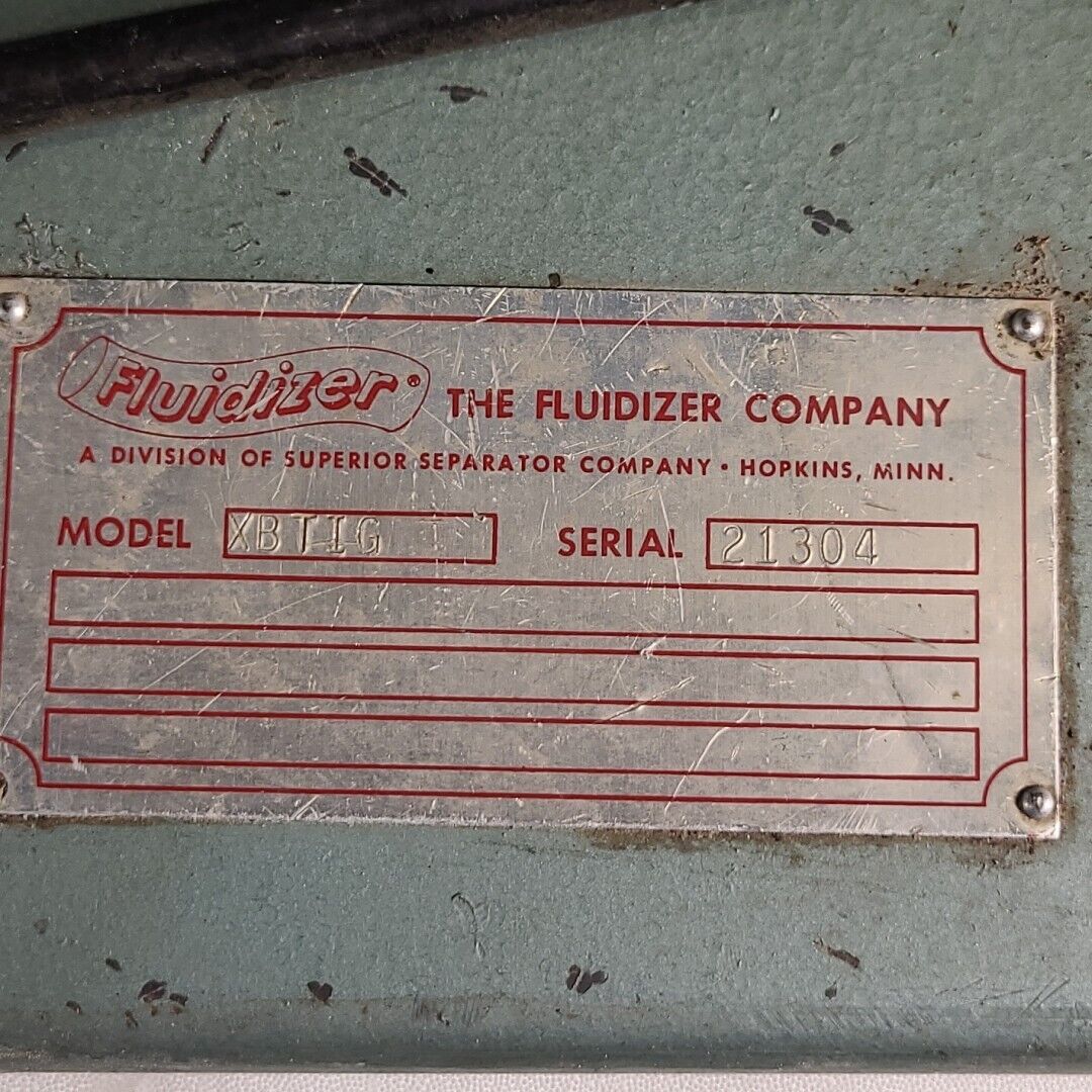 Fluidizer XBTIG Rotary Laboratory Mixer Stirrer Powder Chamber 1/8HP 120V 2.8A