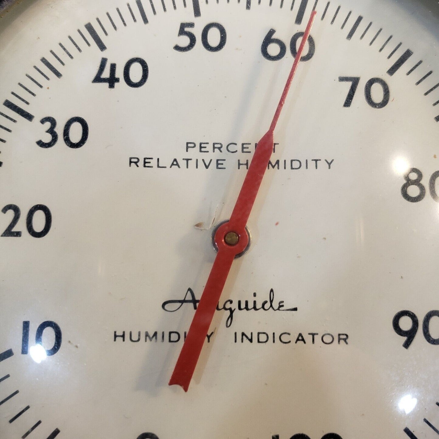 Vintage Airguide Precent Relative Humidity RH Indicator 0-100%