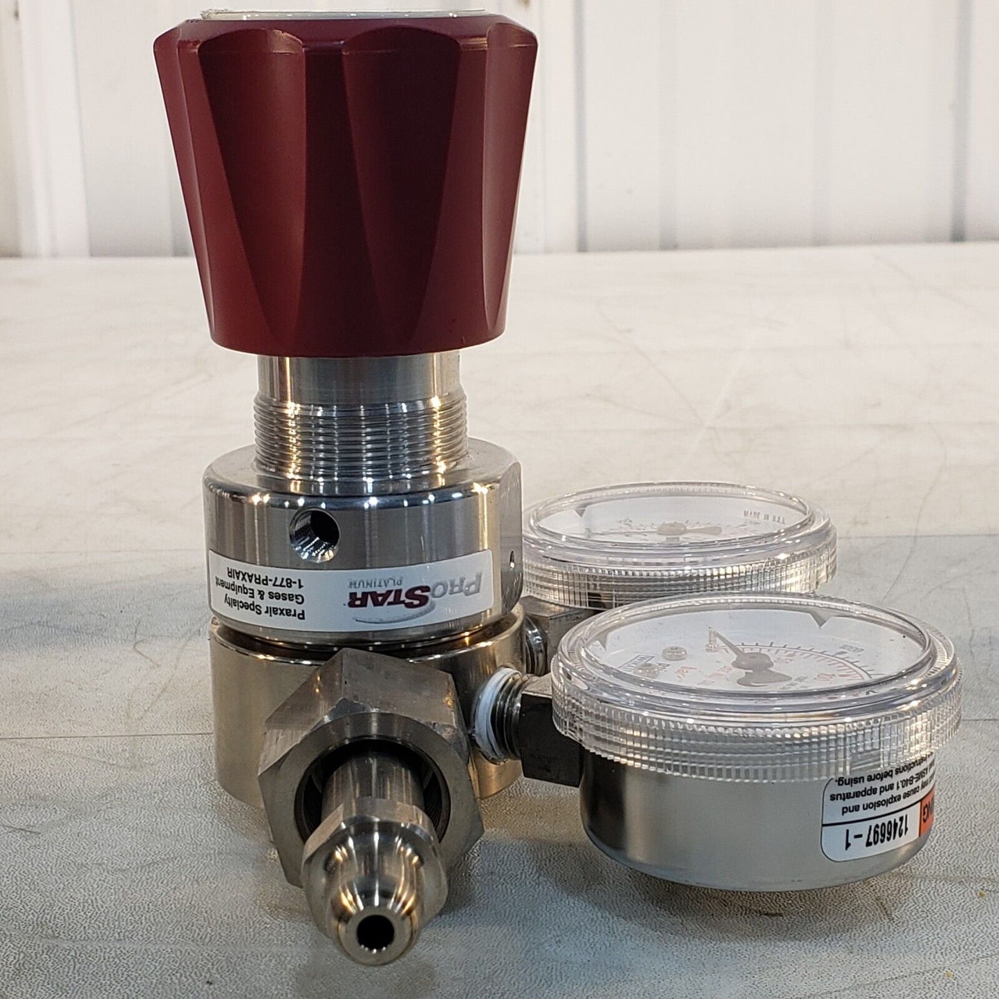 ProStar Platinum PRS300243 Gas Regulator Valve Max In 3000psi Max Out 250psi