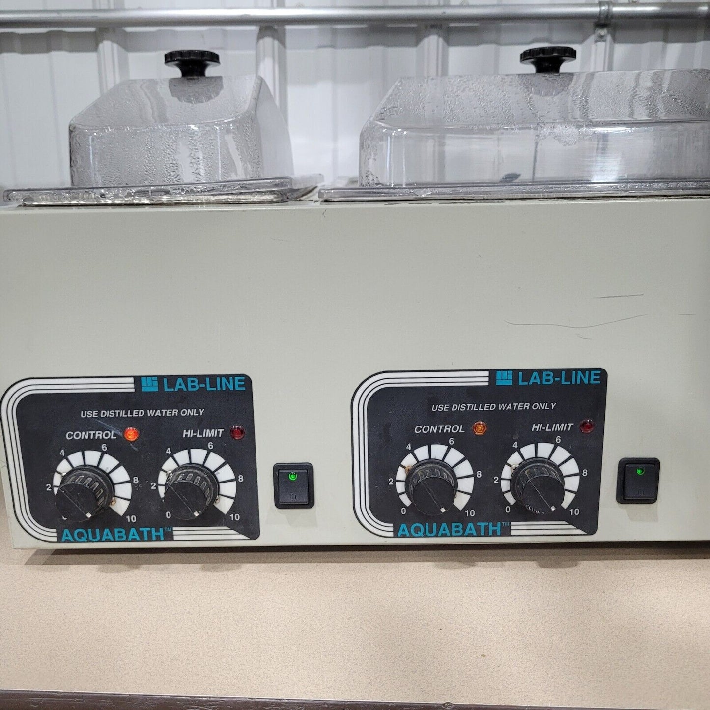Lab-Line 18800 Dual Chamber Aqubath 5L & 10L 120V 12.5A 1500W 50/60Hz