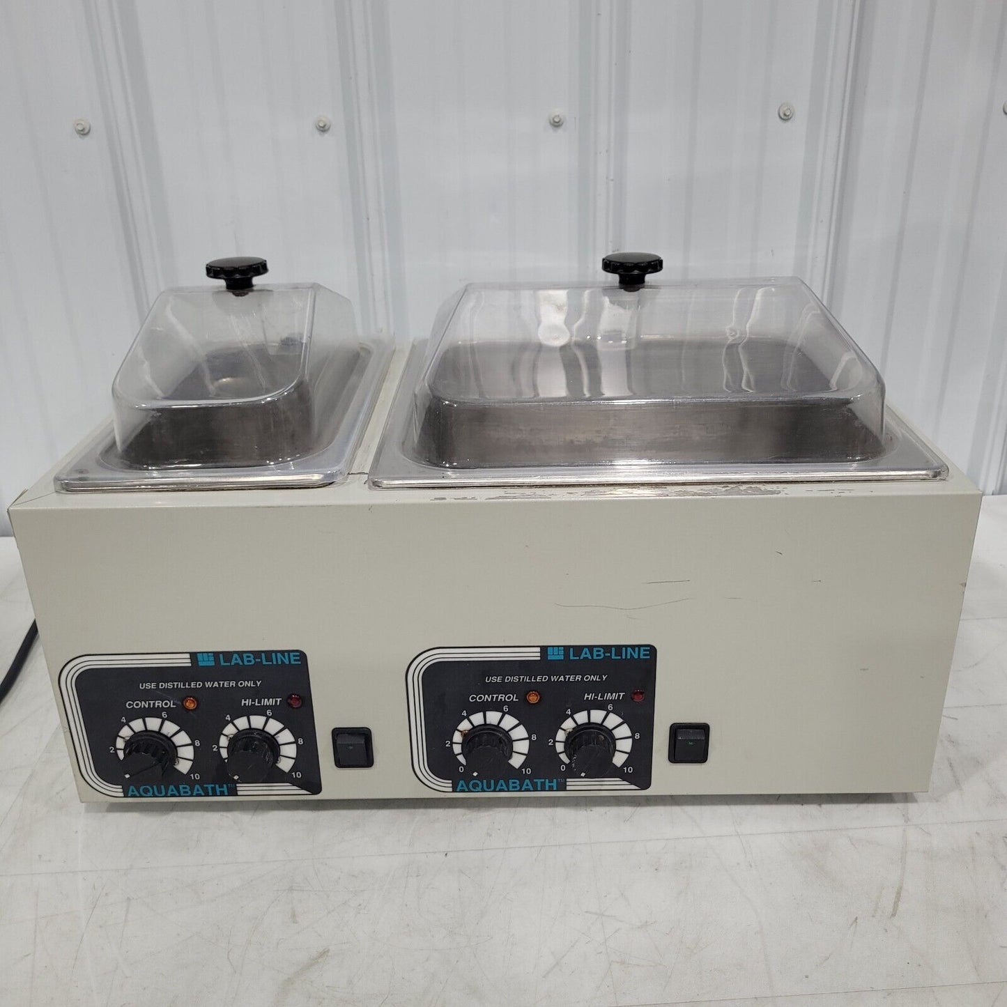 Lab-Line 18800 Dual Chamber Aqubath 5L & 10L 120V 12.5A 1500W 50/60Hz
