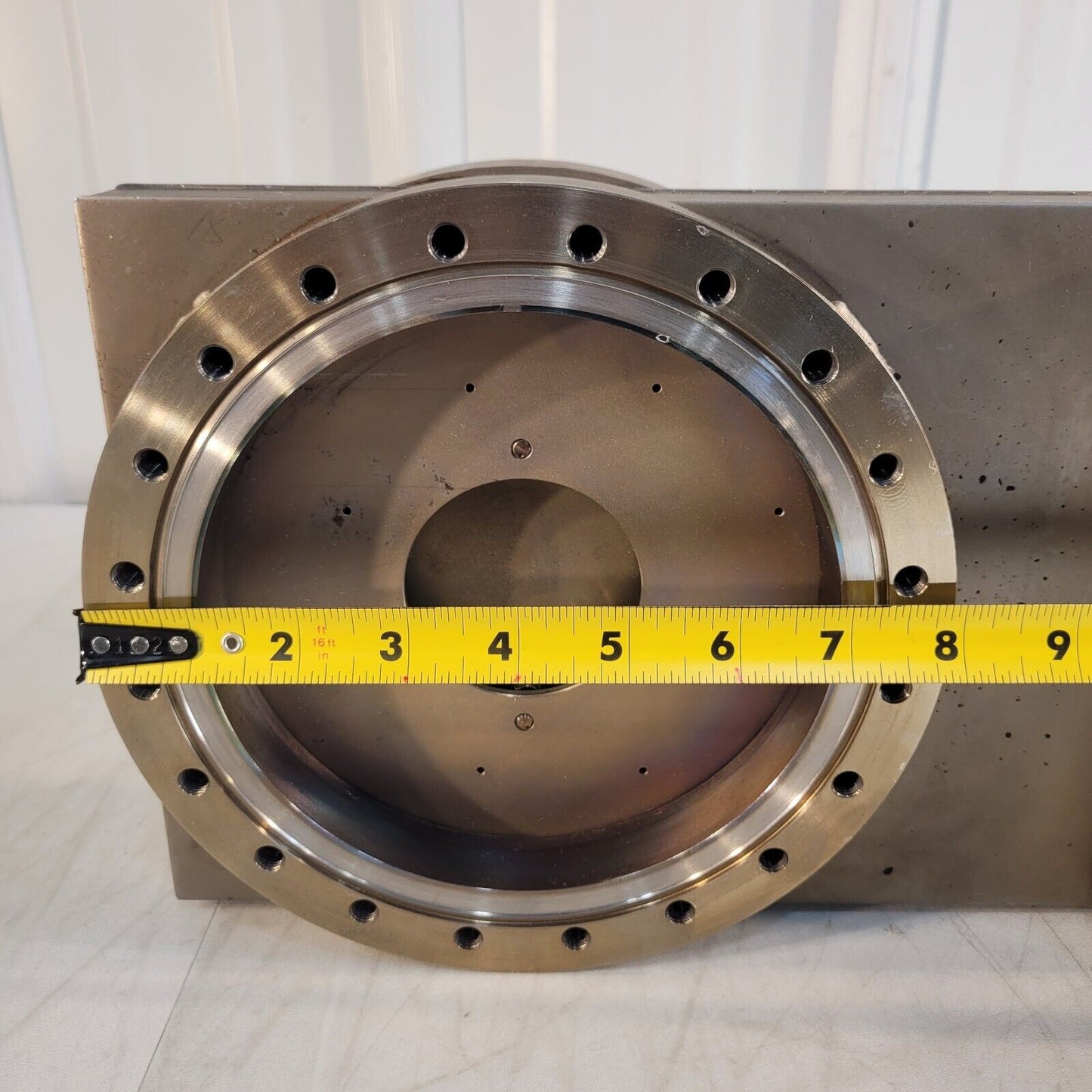 8" DN160CF Manual Gate Valve Conflat CF Flange Tapped Holes High Vacuum SS
