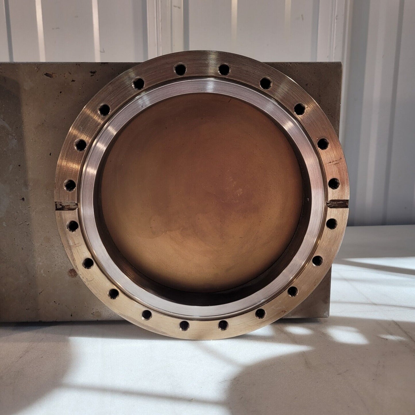 8" DN160CF Manual Gate Valve Conflat CF Flange Tapped Holes High Vacuum SS