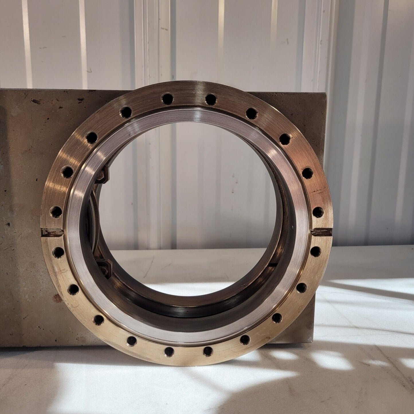 8" DN160CF Manual Gate Valve Conflat CF Flange Tapped Holes High Vacuum SS