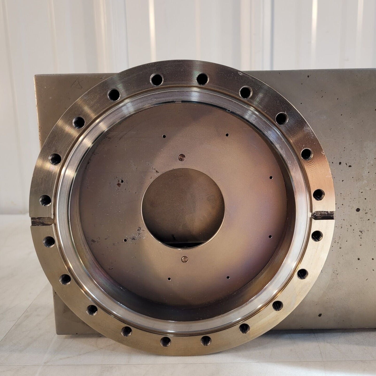 8" DN160CF Manual Gate Valve Conflat CF Flange Tapped Holes High Vacuum SS