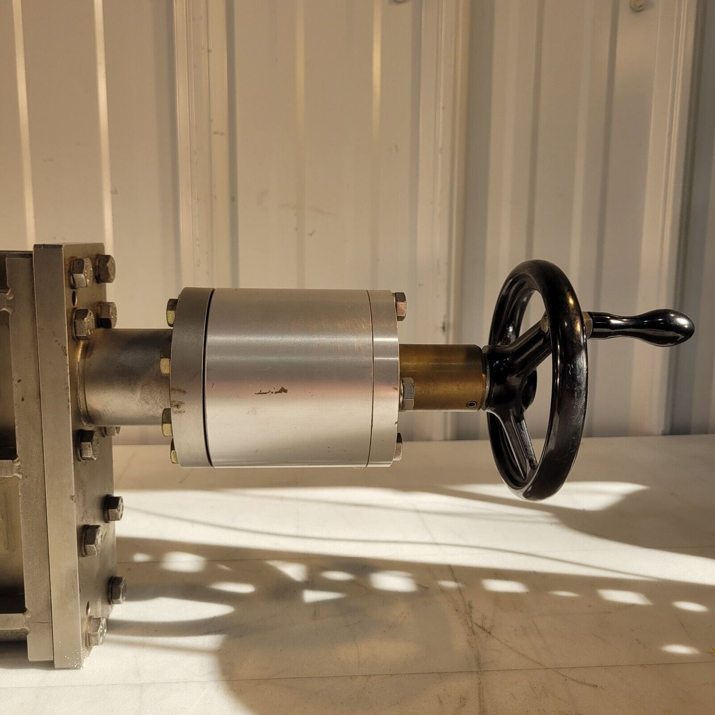 8" DN160CF Manual Gate Valve Conflat CF Flange Tapped Holes High Vacuum SS