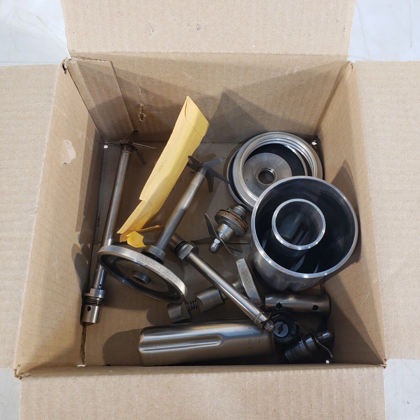 Lot Of Sorvall Centrifuge Parts & Equipment Blender Mixer Stainless Steel