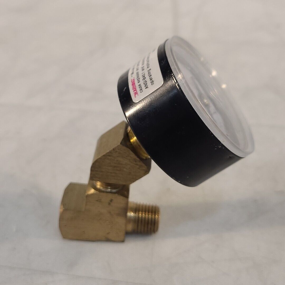 United Instrument Pressure Gauge 0-60 Psi 1/4" Npt 0-4 Bar