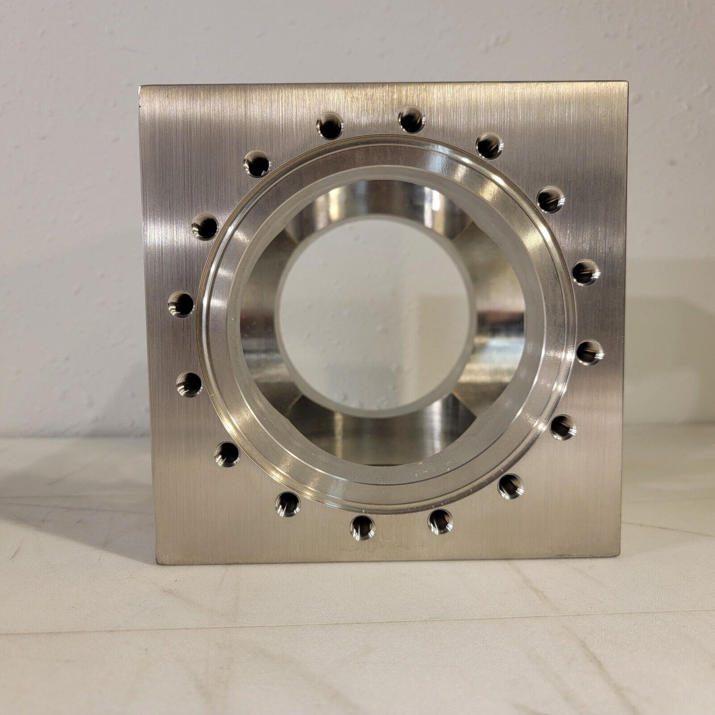 Conflat UHV 6-Way CF Cube 6" Flange Ultra High Vacuum Chamber 304SS DN100 CF100