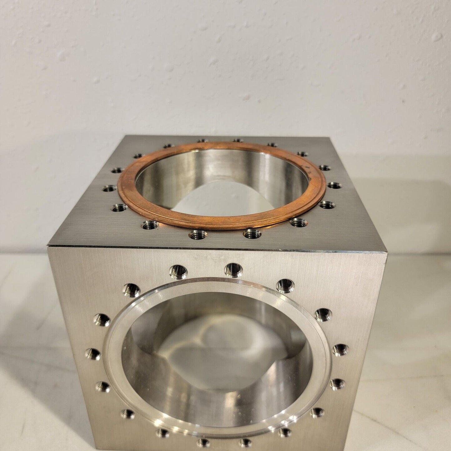 Conflat UHV 6-Way CF Cube 6" Flange Ultra High Vacuum Chamber 304SS DN100 CF100