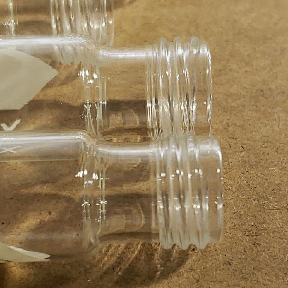 Lot Of 14 Kimax Vial 15mL Test Tube Screw Top Glass 100x16mm Laboratory Use