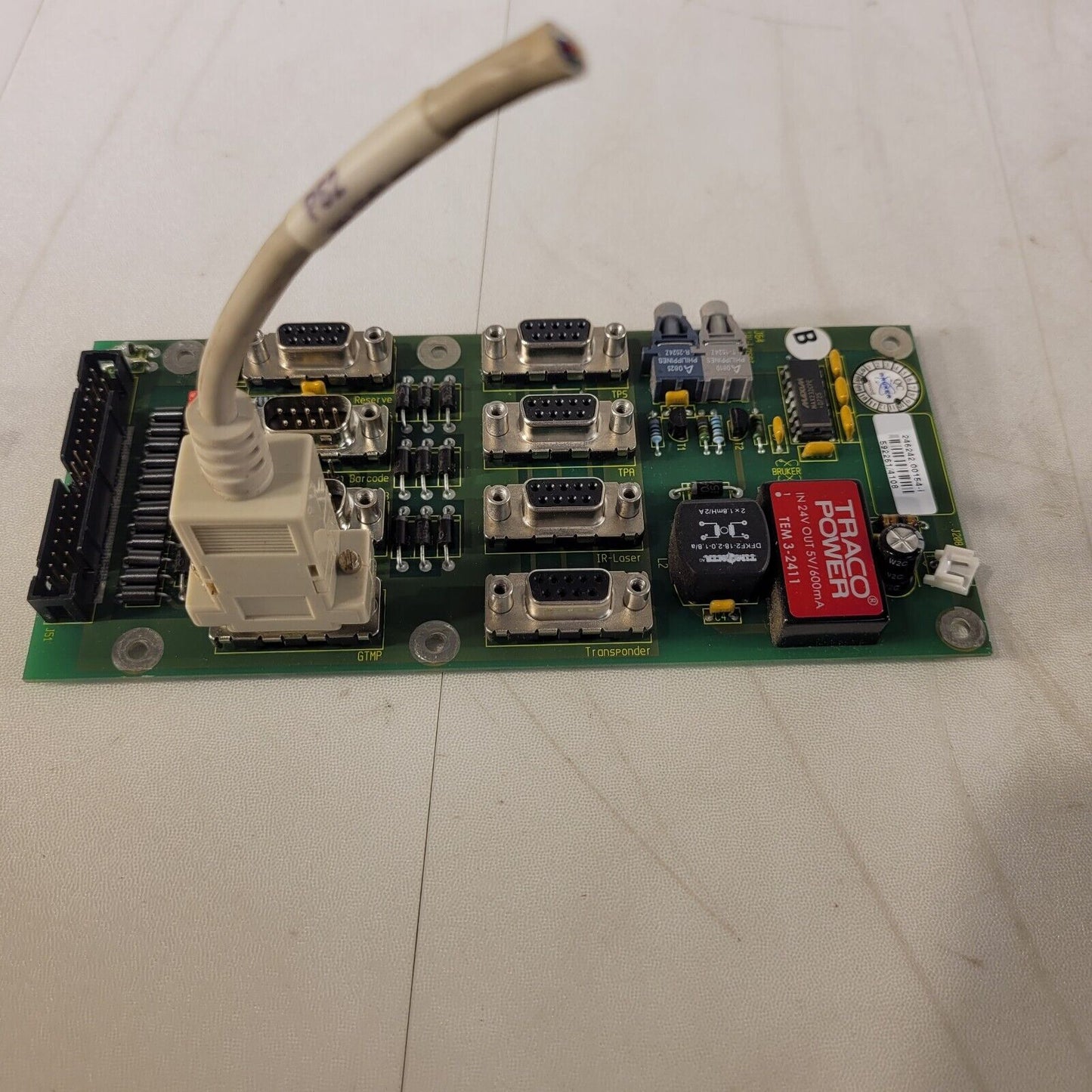 Bruker 246242.00154-i 592261/4108 Breakout/Distribution Board Traco Power 3-2411