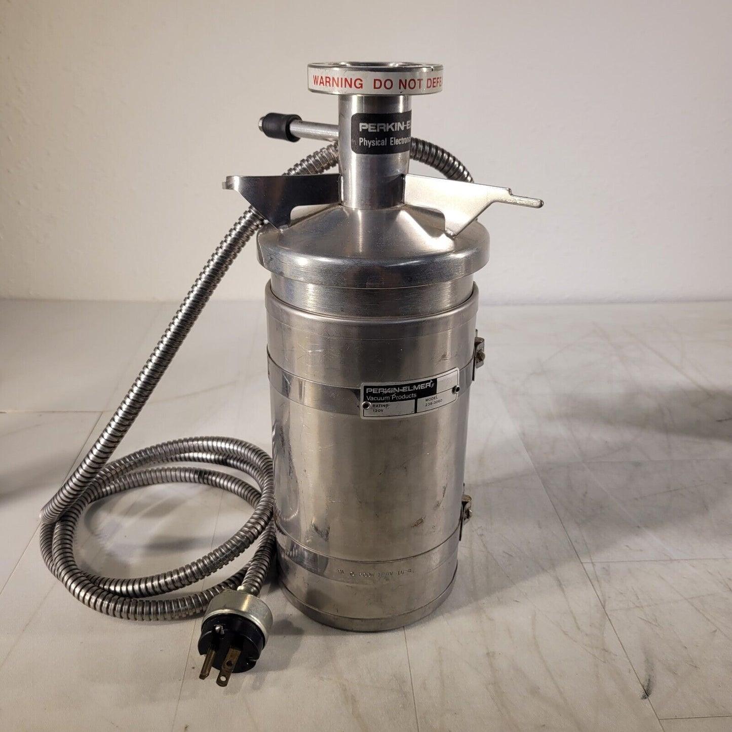 Perkin Elmer Sorption Canister 238-3060 120V 2.75" Conflat DN35CF High Vacuum