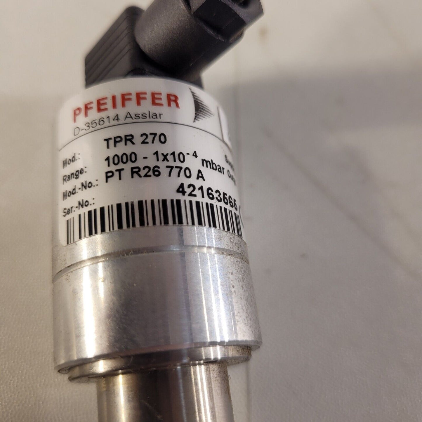 Pfeiffer Vacuum TPR 270 PT R26770A KF16 NW16 Digital Transmitter High Vacuum
