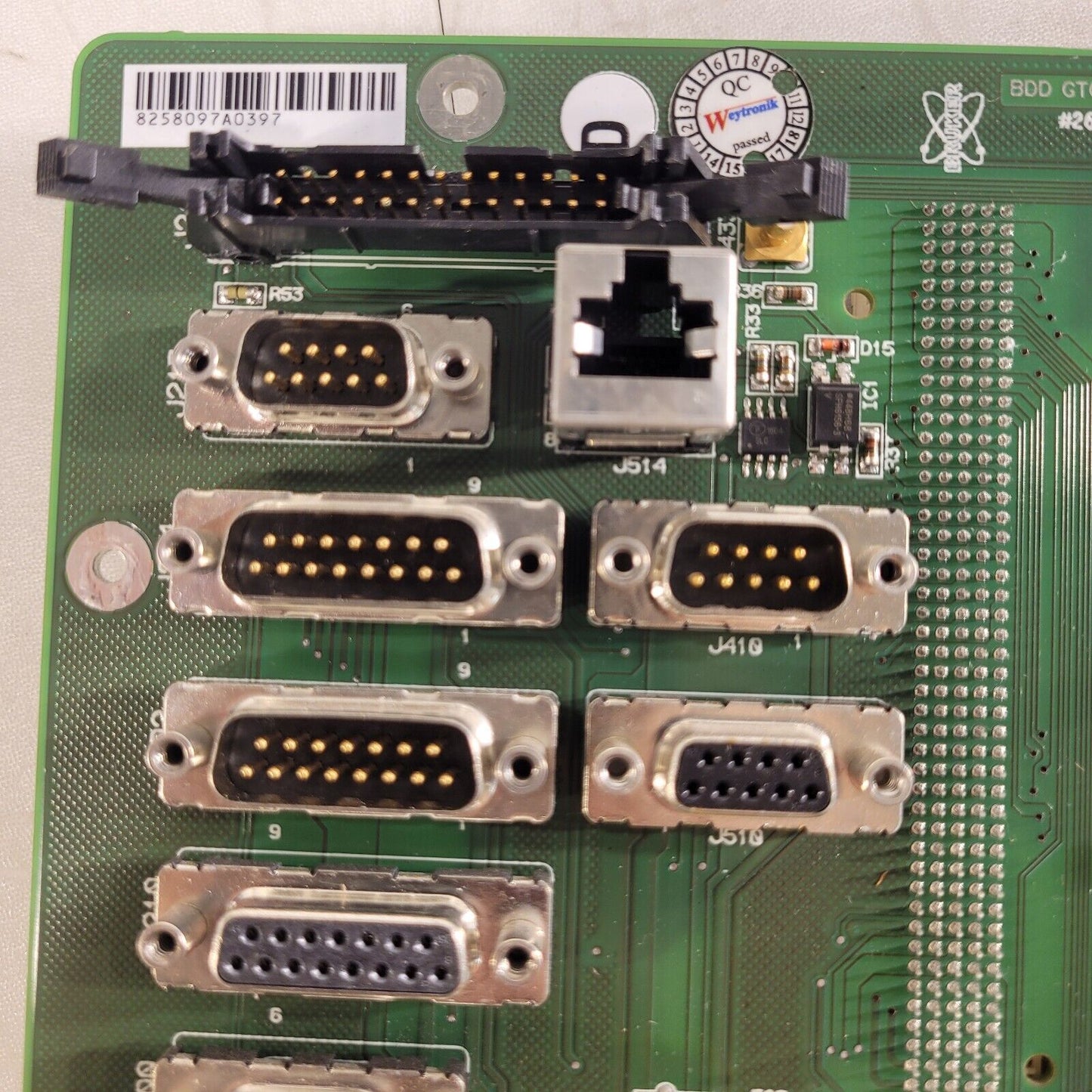 Bruker 261064 Interface Board BDDGTCB-1B From Mass Spectrometer Ultraflex