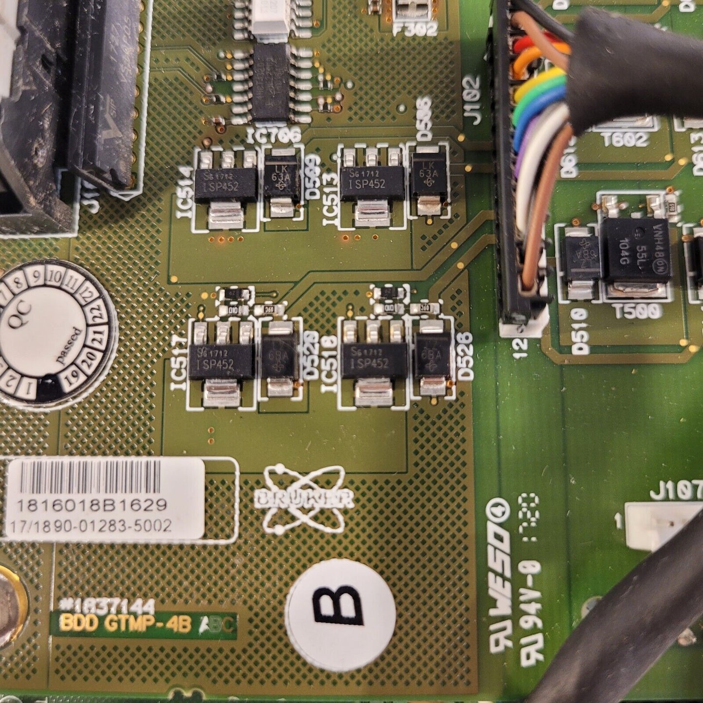 Bruker BDD GTMP-4B Processor WESO 258269 GTMA-B1 1840628GTMSC-2E From Ultraflex