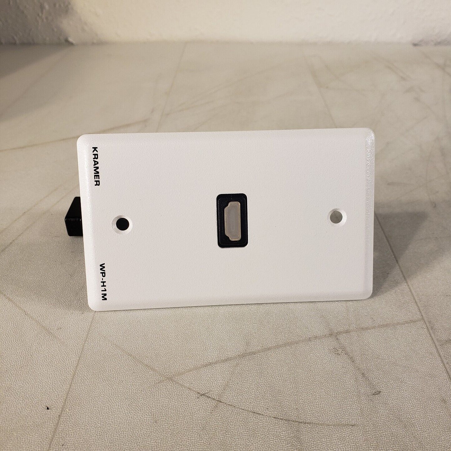 Kramer WP-H1M HDMI Wall Port Male Connection Through Plate And Rear