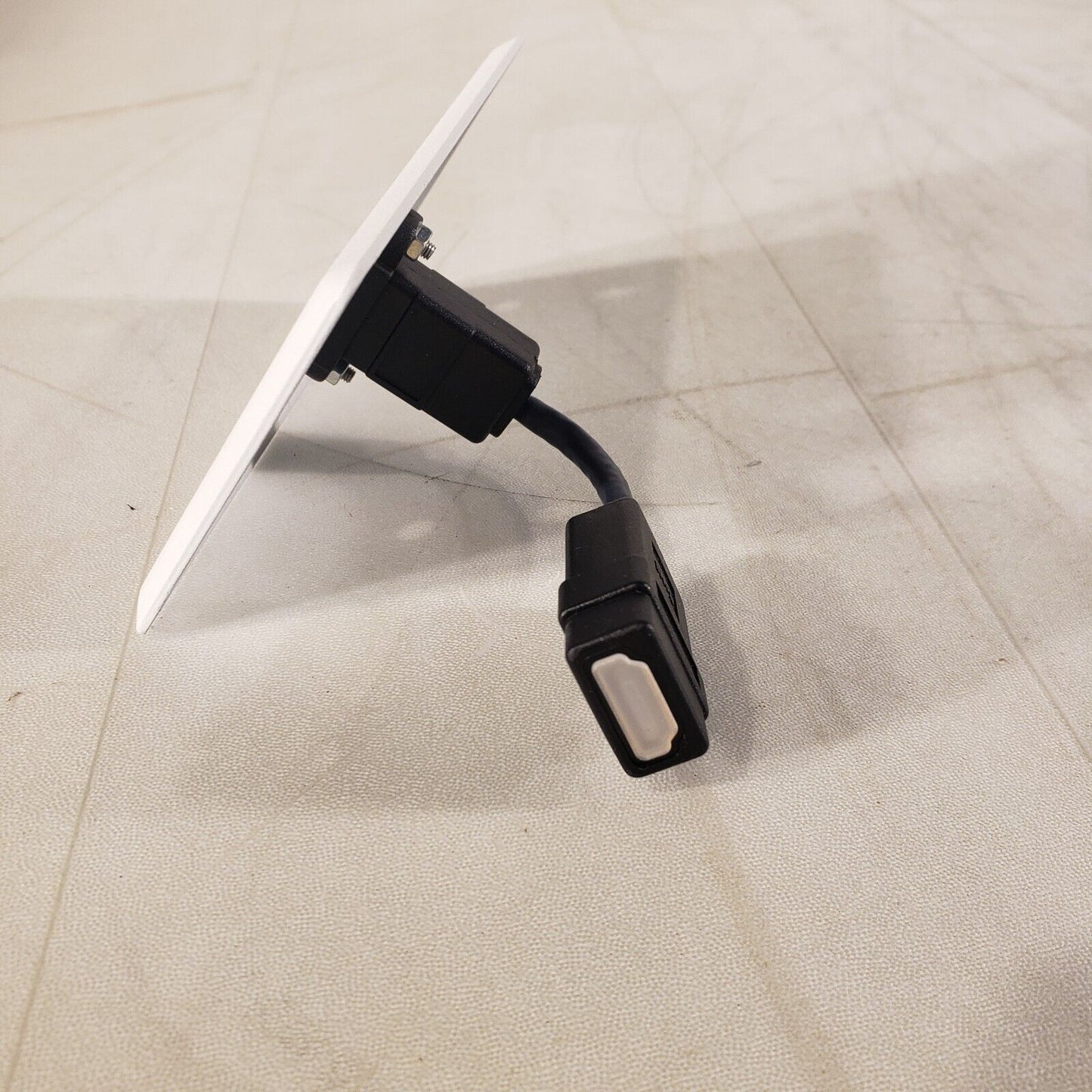 Kramer WP-H1M HDMI Wall Port Male Connection Through Plate And Rear