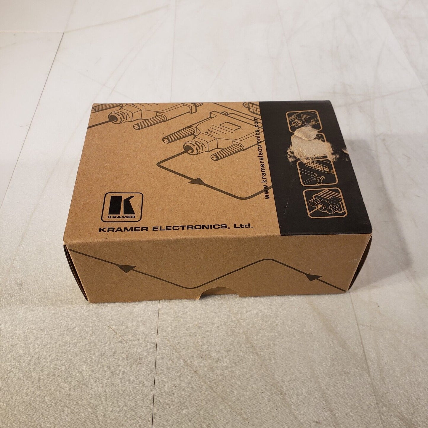 Kramer WP-H1M HDMI Wall Port Male Connection Through Plate And Rear