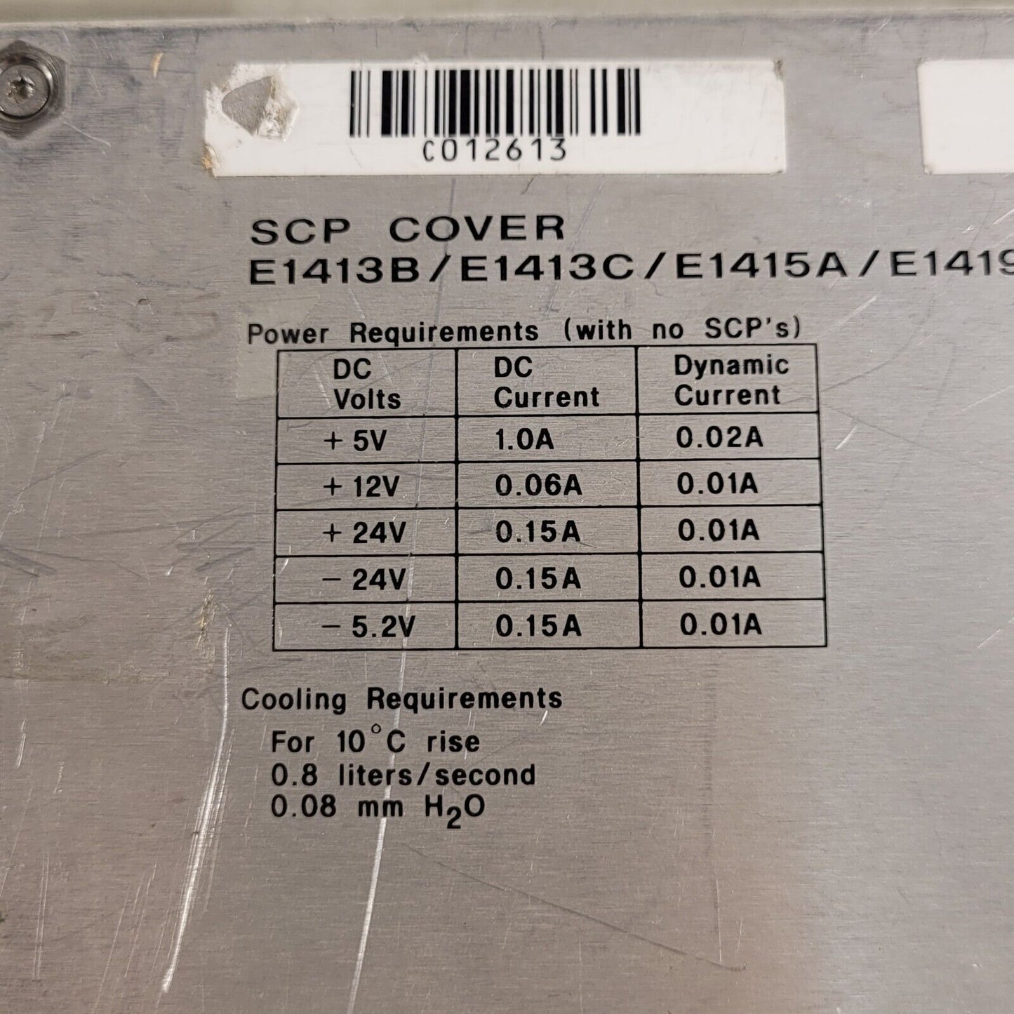 HP 75000 64-Channel Scanning A/D SCP Card E1413C E1413C E1415A E1419A A3F