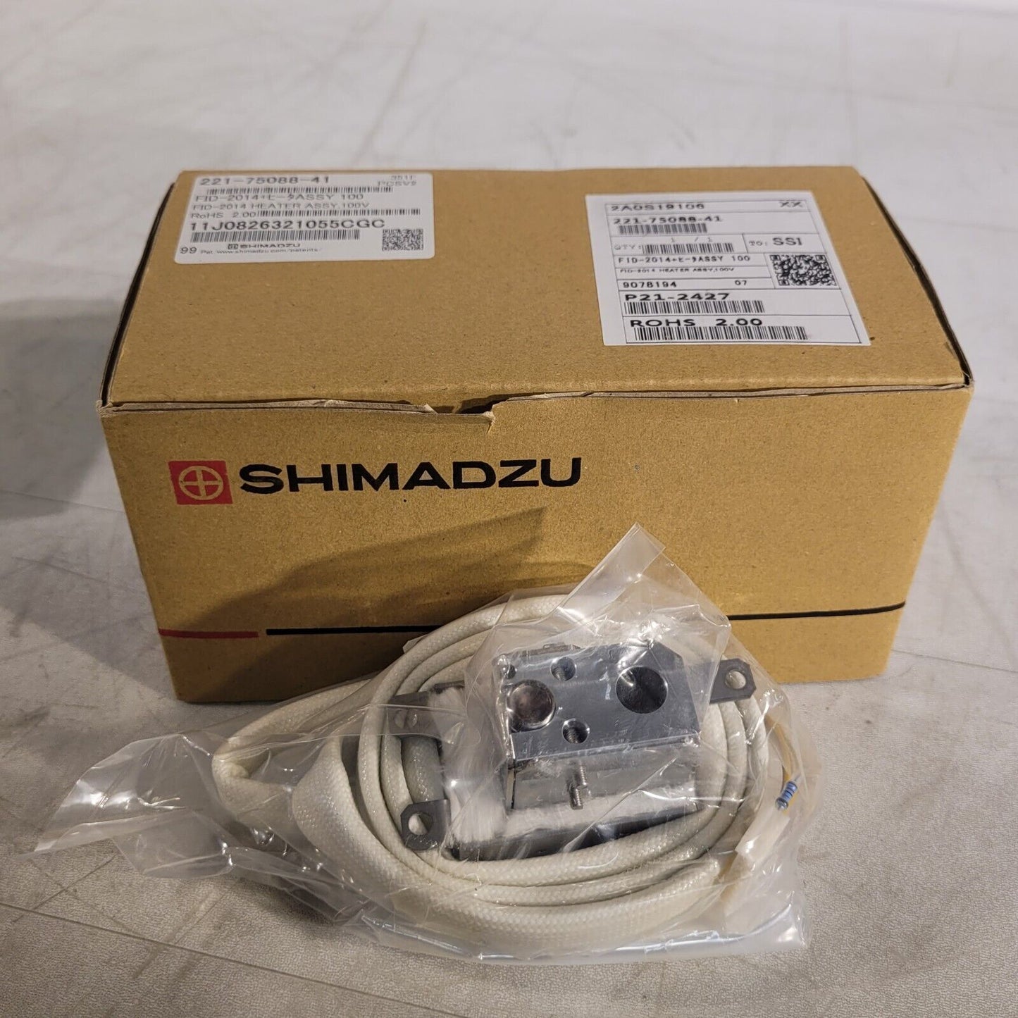 Shimadzu 221-75088-41 FID-2014 Heater Assy 100V