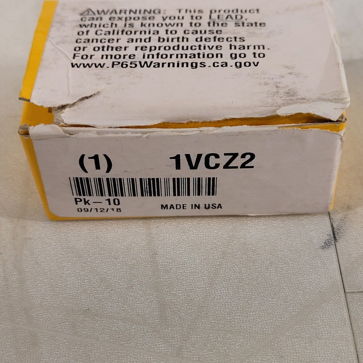 Grainger 1VCZ2 Brass Compression Sleeve 1/8 in Diameter 10 Pack