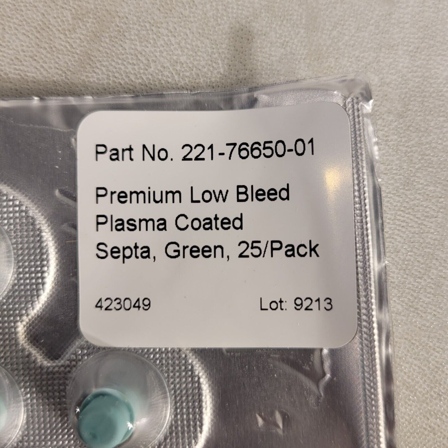 Shimadzu 221-76650-01 Injection Port Septa Premium Low Bleed Plasma Coated Septa
